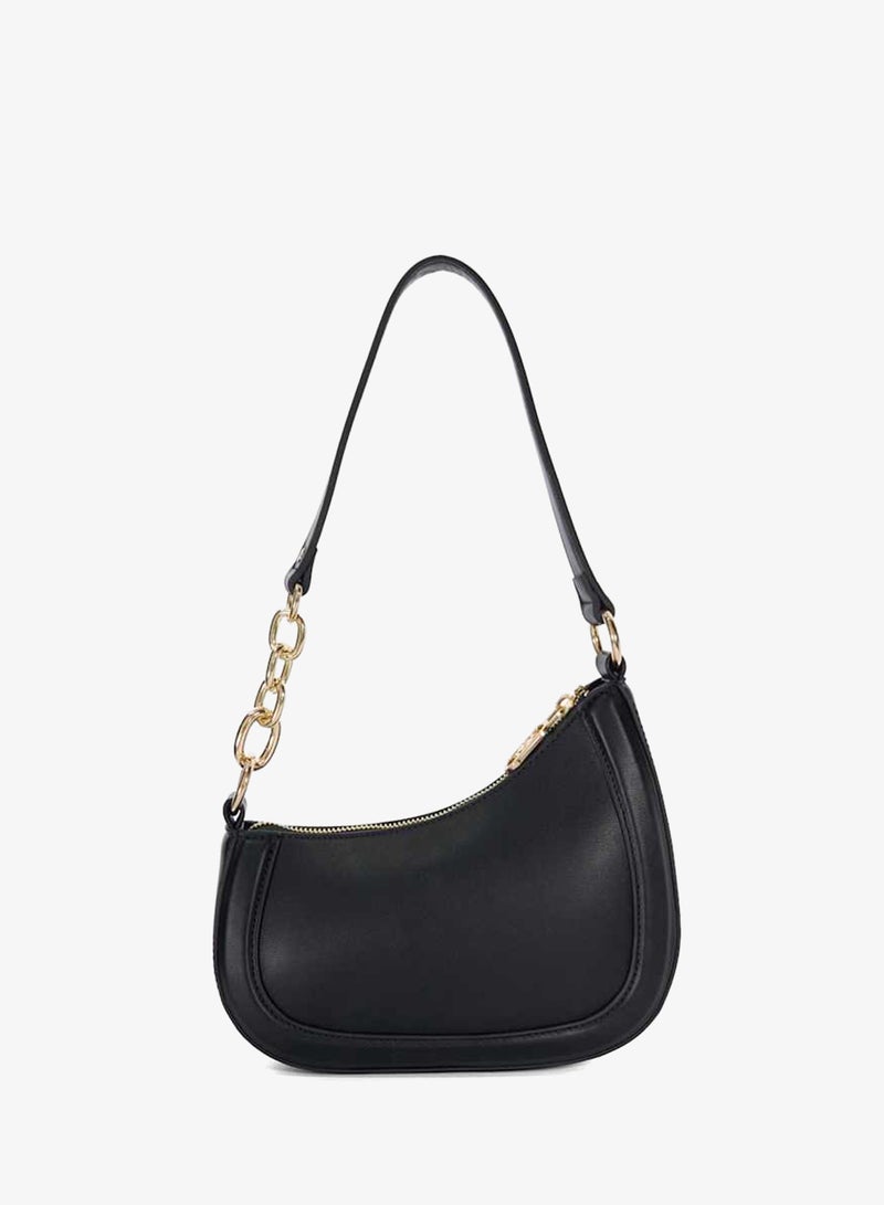 Dune London Asymmetric Chain Detail Shoulder Bag - Image 2